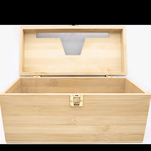 Bamboo TBarash Bag Holder Dispenser Plastic Bag Storage Organizer Kitchen Pantry - Picture 4 of 6